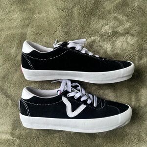 Vans Black and White Sneakers